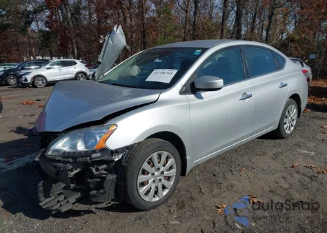 2014 Nissan Sentra S из США, поврежденный, VIN 3N1AB7AP5EL692918